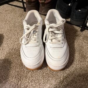 White/Gum Bottom Reebok Club C Extra Shoes